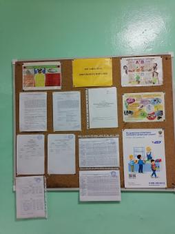 Школьный стенд "Организация школьного питания"